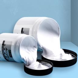 Tinta Acrílica Branca Engarrafada, Impermeável, Prova Solar, Pintura de Parede Não Desbotada, DIY Desenhado à Mão, Dióxido de Titânio, Pigmento Artístico, 300 ml, 500ml - Image 3