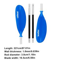 Liga de alumínio ajustável Stand Up Paddleboard para esportes aquáticos ao ar livre, 2 Way Kayak e Boat Paddle, 4 pcs - Image 4