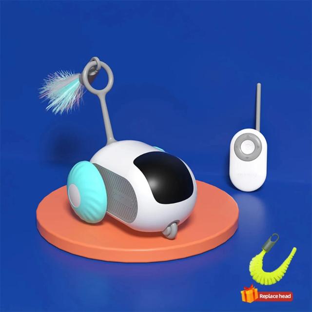Brinquedo Interativo Automático para Cães e Gatos com Controle Remoto - Jogo de Formação para Pets em 2 Modos