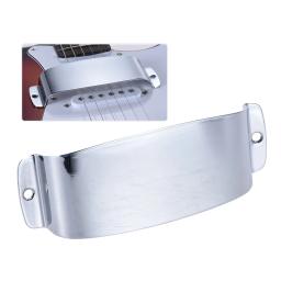 Capa de captador aço cromado, Protetor para Jazz Bass, Substituição de guitarra elétrica - Image 6