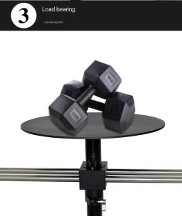 Plataforma De Tiro De Vídeo, Mesa De Fotografia Profissional, Cabeça Panorâmica, Plataforma Giratória, Studio Photo Booth, Rotação De 360 °, Novo - Image 6