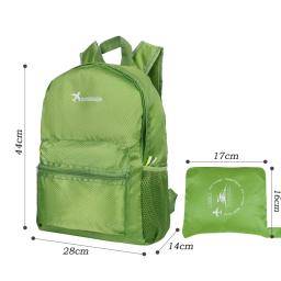 Mochila impermeável ultraleve para mulheres, leve, dobrável, viagem, camping, caminhadas, mochila de estudante, 25L, nova - Image 6
