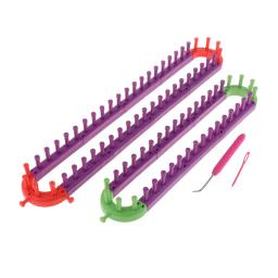 Máquina de tricô Tear Fio De Lã, Arte Artesanato Fazendo Ferramentas, Cachecol, Chapéu, Malha De Meias, Combinação Arbitrária, 1 Conjuntos, 20Pcs - Image 1