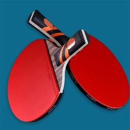 Huieson nova superfície de nogueira 8 estrelas 5plywood + 2 remo de ping pong de carbono interno 2 pçs/set poderosa raquete de tênis de mesa para adultos - Image 3