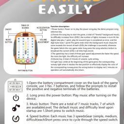 Jogo de empurrar rápido olho sensorial console multiplayer versus jogo de tabuleiro dança mestre handheld gamepad brinquedo de treinamento de mão - Image 5