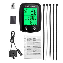 Computador de bicicleta impermeável, gps, velocímetro, odômetro, universal, para ciclismo, mtb, acessórios de bicicleta - Image 1