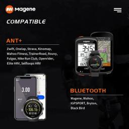 Magene h303 h64 monitor de freqüência cardíaca sensor duplo ant bluetooth com cinta peitoral ciclismo computador bicicleta wahoo garmin esportes - Image 6