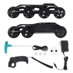 Profissional Inline Patins Conjunto De Rodas, Patins Flexíveis, Fitness Estável, Kit De Quadro De Skate Em Linha, Unisex, Carga 80kg, Motor 100W - Image 1