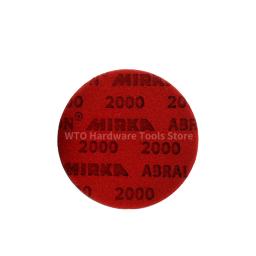 10 peças abralon 5 Polegada lixa esponja gancho de espuma e laço lixa redonda 180-4000 disco de aperto de grão para vidro, automotivo - Image 4