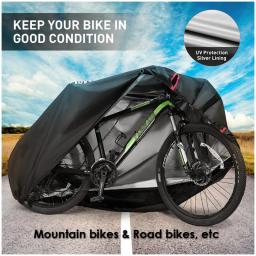 JIBOO Nova Capa para Bicicleta à Prova de Chuva 210D Capa para Bicicleta Exterior à prova d'água de Oxford de alta densidade 29" MTB Equipamento de Proteção para Bicicleta - Image 2