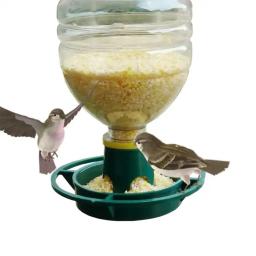 Alimentador automático do pássaro de suspensão com gancho, armazenamento da grande capacidade, recipiente do alimento, organizadores, casa, exterior, jarda, decorações do jardim - Image 5