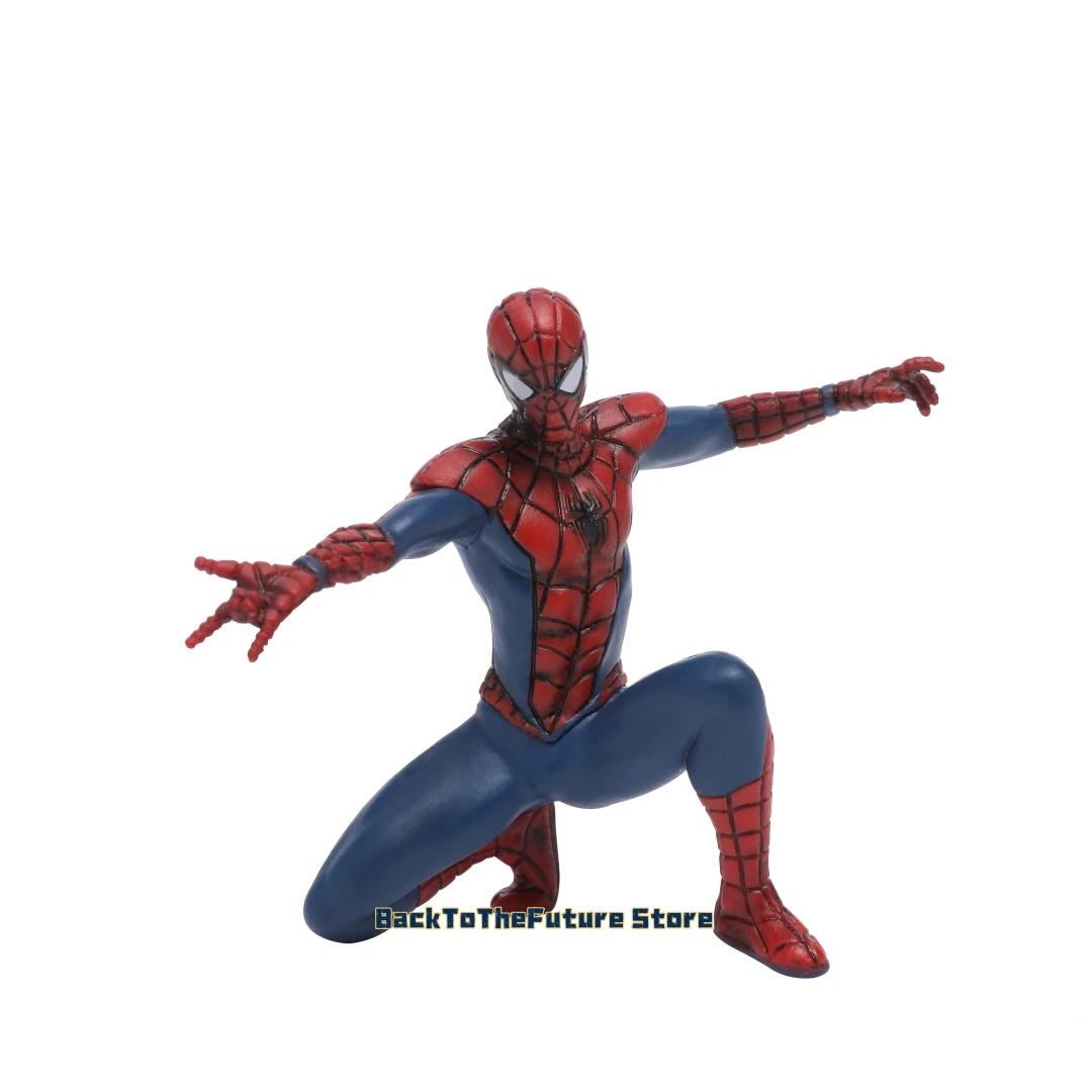 Hasbro marvel homem aranha super-herói homem aranha 7-9cm figura de ação homem-aranha anime coleção mini brinquedos modelo crianças presente - Image 1