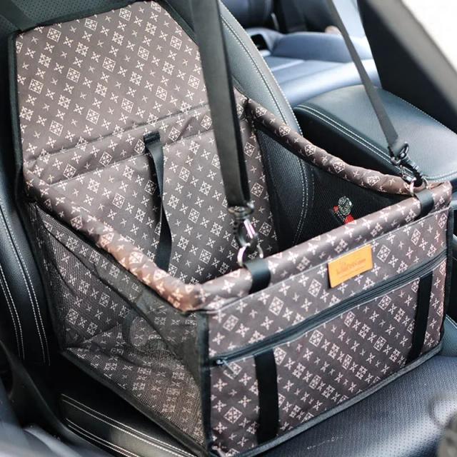 Acessórios de Viagem Duplo Grosso: Bolsas Suspensas em Malha, Cobrindo Equipamentos para Pets, Tapete Impermeável e Bolsa para Cadeira de Carro.