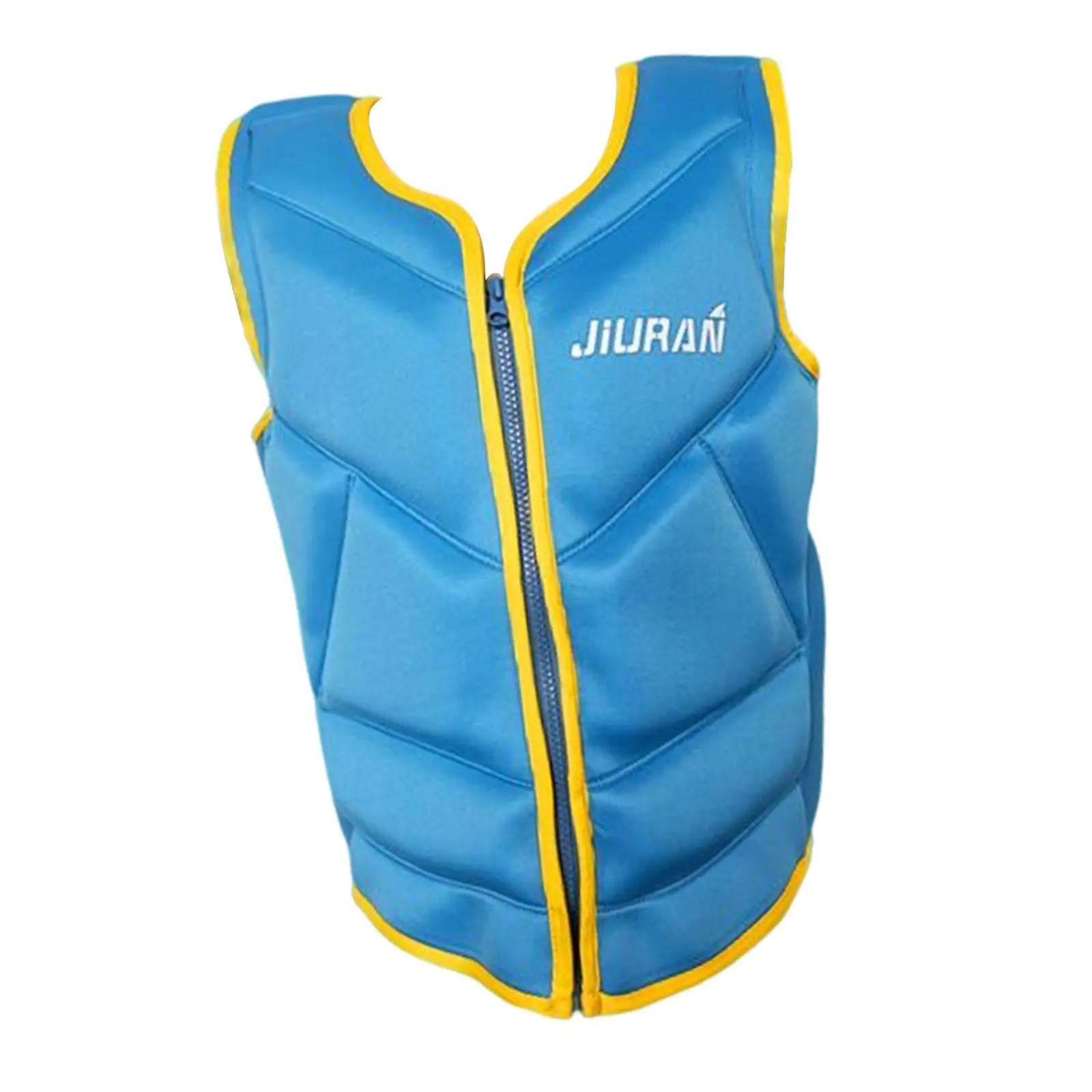 Jaqueta salva-vidas de neoprene para adultos e crianças, colete flutuante, esporte aquático, natação, barco, esqui, condução, deriva, novo - Image 1