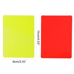 25UC Redness Yellow Referee Penalty Cards Cartão futebol Cartão árbitro jogo futebol - Image 6