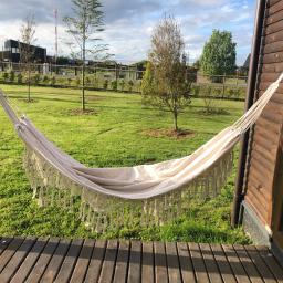 Rede de lona para uso ao ar livre, cama pendurada, cama de solteiro e casal, rendas, jardim, varanda - Image 4