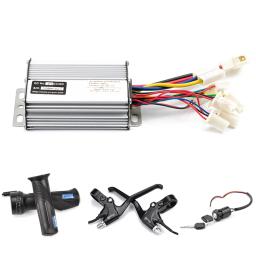 Ebike escova controlador Kit para bicicleta elétrica, escovado DC Motor controlador, acessório de bicicleta, 500W, 1000W, 24V, 36V, 48V, 800W - Image 6