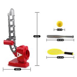 1 conjunto de brinquedos eletrônicos para crianças, conjunto de treinamento para prática de rebatidas ao ar livre, bolas e morcego retrátil para meninos - Image 5