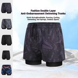 Equipamento Completo De Natação Profissional, Estilo De Dupla Camada, Secagem Rápida, Tamanho Grande, Ângulo Plano, Primavera Quente, Alta Qualidade - Image 1