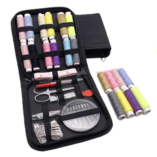 Kit Completo de Costura para DIY: Ferramentas, Acessórios e Materiais para Quilting, Bordados e Reparação de Roupas