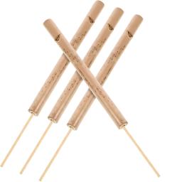 4 pçs crianças corrediça instrumento artesanato brinquedos festa de aniversário favor crianças brinquedos musicais flauta de bambu pássaro apito trem alto apito - Image 1