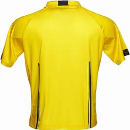 Uniforme profissional do árbitro do futebol, camisas do futebol, basquetebol, tênis, jérsei do árbitro, estilo preto, amarelo, novo - Image 2