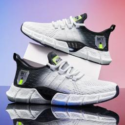 Tênis de corrida antiderrapante masculino, tênis de corrida leve e suave, casual para esportes ao ar livre, resistente ao desgaste de caminhada, escolha - Image 4
