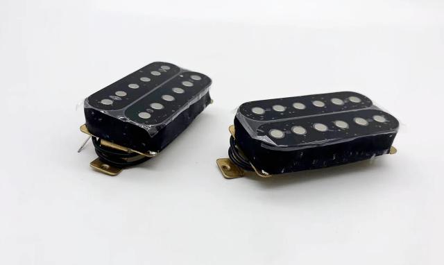 Conjunto de Captadores Humbucker Pretos para Guitarra Elétrica - Profissional, Fabricados na Coreia, Aprovados pela ROHS