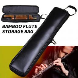 Portátil impermeável PU couro flauta saco, armazenamento de instrumentos, saxofone engrossado, baquetas, instrumentos acessórios, 2024 - Image 3
