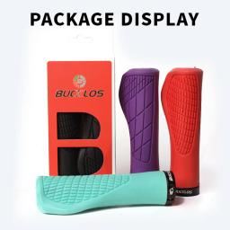 BUCKLOS-Bicicleta guiador Grip, bicicleta Handle Bar Grips, amortecedor, punhos bloqueáveis, acessórios de ciclismo - Image 5