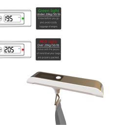 Balança de peso de bagagem portátil 50kg Digital Acessórios de viagem Balança de peso de bagagem com alta precisão - Image 3