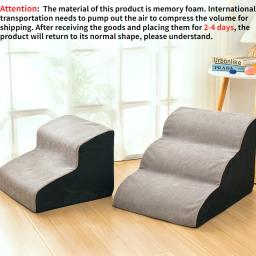 CAWAYI-KENNEL Memória Espuma Sofá Escadas para Pequeno Cão e Gato, Anti-Slip Escada de Cama, Pet Supplies, 2 3 4 Passos - Image 5