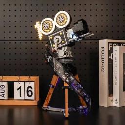 Tribute Camera Construction Set, tijolos colecionáveis, brinquedos de construção, presente para crianças, fãs adultos, aniversário de 100 anos, 43230, 811 peças - Image 3