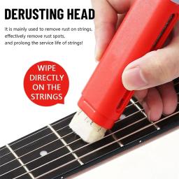 Derusting Guitar Strings Cleaner, Anti ferrugem escova, óleo Eraser, ferrugem Prevenção Pen, String Cuidados Acessórios - Image 3