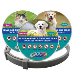 Coleira worpara gatos e cachorros, 38 contra pulgas, mosquitos e mosquitos para animais de estimação, produto retrac, 38cm, 70cm - Image 1