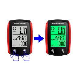 Computador de bicicleta com tela lcd, odômetro, impermeável, retroiluminado, para ciclismo diurno e noturno - Image 3