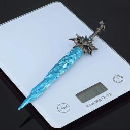Naraka Blade Cosplay Armas para Meninos, Modelo de Armas, Faca Toy, Espírito de Gelo, Jogo de Metal, Periféricos, Brinquedos para Meninos, 22cm - Image 3
