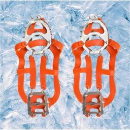 Anti-Skid Manganês Aço Escalada Crampons, Sapatos De Escalada Ao Ar Livre, Caminhada De Inverno, Pesca No Gelo, Sapatos De Neve, Sapato De Sobrevivência, 18 Dentes - Image 6