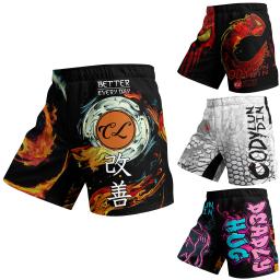 Artes marciais boxe shorts para homens, roupas de artes marciais, muay thai, corrida, ginásio, artes marciais, artes marciais - Image 6