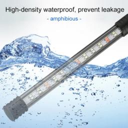 LED impermeável aquário luz, tanque de peixes luz, lâmpada subaquática, aquários decoração, iluminação planta crescer, 18-58cm, 220-240V - Image 3
