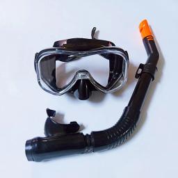 Snorkel profissional conjunto máscara facial completa, equipamento de mergulho, terno do mar profundo, vidro temperado completo, óculos de mergulho seco para adultos - Image 2