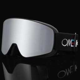 OMEKOL NOVAS Camadas Duplas Anti-Nvoeiro Óculos de Esqui Snowmobile Óculos Esporte Ao Ar Livre Neve Snowboard Óculos - Image 3