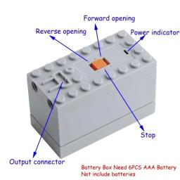 Kit de trilhos de trem, blocos de construção, funções de energia moc, peças, caixa de bateria do motor, receptor de controle remoto de velocidade infravermelha para legoeds - Image 4