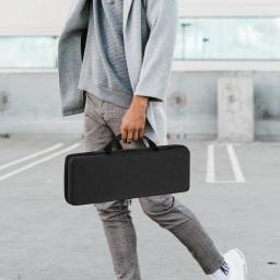Geekria-caso teclado portátil para 100 chaves, bolsa de transporte de viagem, compatível com alma f99, keychron v5/q5/k4 - Image 5