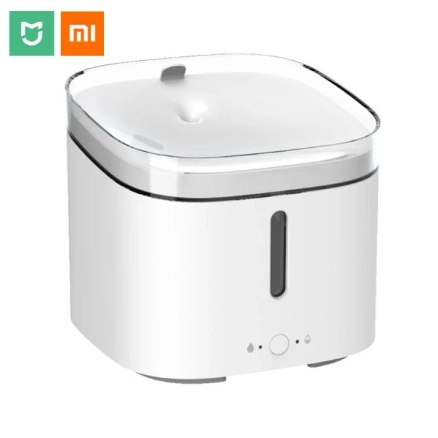 Dispenser Automático de Água para Pets Xiaomi: Fonte Elétrica para Gatos e Cachorros com Capacidade de 2L
