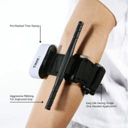 Torniquete tático do CAT e jogo de primeiros socorros da emergência para a hemostasia rápida, torniquete médico do corte, anel da correia de segurança - Image 5