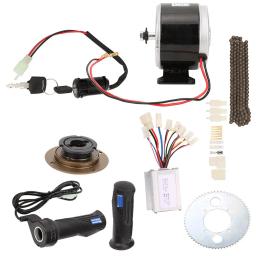 Kit de Conversão E-Bike com Motor Escovado, Controlador, Pedaleiro 65T, Roda Livre e Acelerador, Alta Atualização, 24V, 250W - Image 2