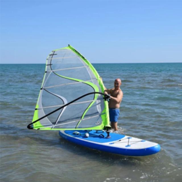 Prancha Inflável Stand-Up Paddle com Vela: Ideal para Windsurf e Atacado
