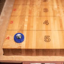 24 pçs mini shuffleboard brinquedos conjunto de jogo de mesa colorido brilhante azul vermelho portátil diversão da família interativa jogando suprimentos - Image 5