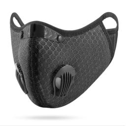 Windproof Ciclismo Máscara com Filtro de Carvão Ativado, PM2.5 Poeira Máscara, Outdoor Sports Training Máscara, Lavável, 1Pc - Image 2